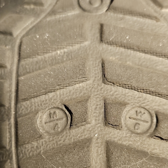 CROCS Black Mules with Daisy Print and Yellow Lining - Picture 6 of 7